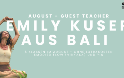 August: Guest Teacher aus Bali: Emily Kuser